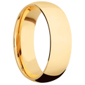 14K Yellow Gold + Polish Finish