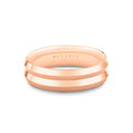 Heritage Contoured Polished Mens Band - Emmett