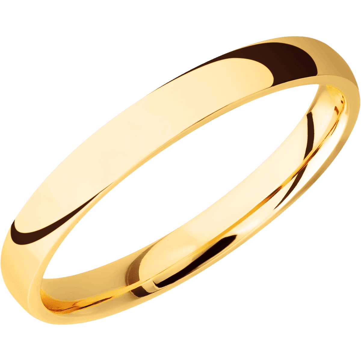 22K Yellow Gold + Polish Finish