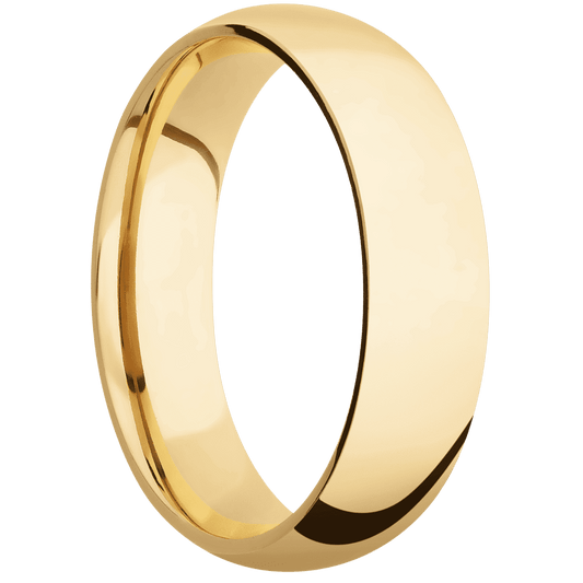 10K Yellow Gold + Polish Finish