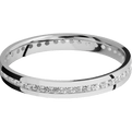 14K White Gold + Polish Finish