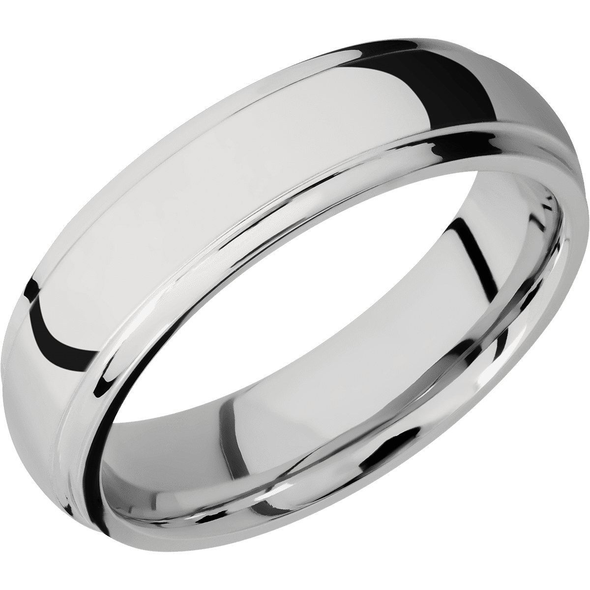 14K White Gold + Polish , Polish Finish