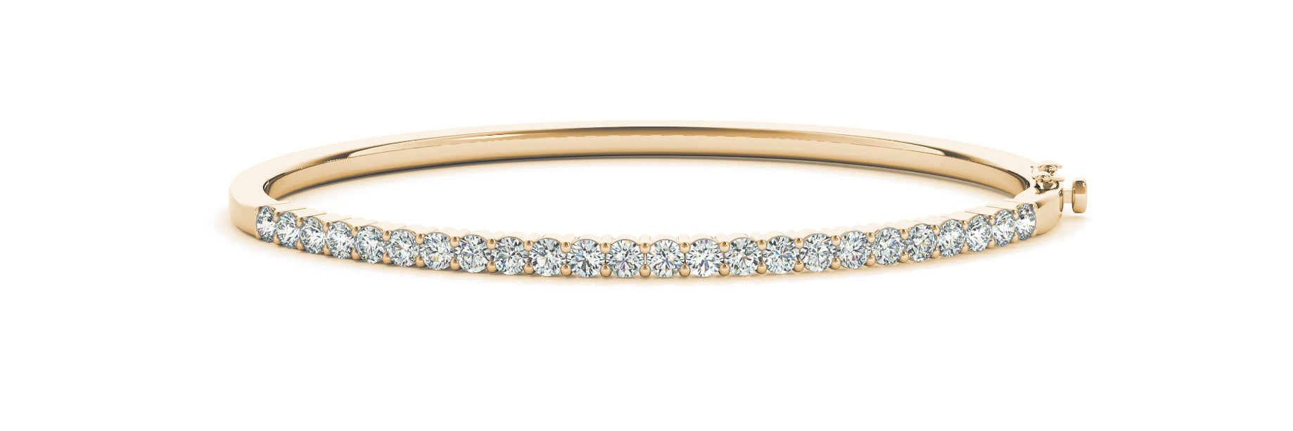 14K Yellow Gold Diamond Bangle (1.50ctw)