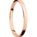 18K Rose Gold + Bead Finish