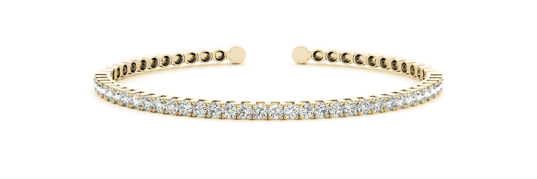 14K Yellow Gold Diamond Bracelet (1ctw)