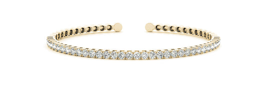 14K Yellow Gold Diamond Bracelet (1ctw)