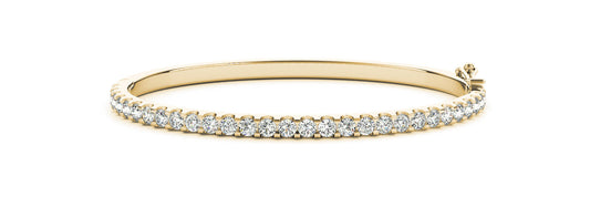 14K Yellow Gold Diamond Bangle (1.25ctw)