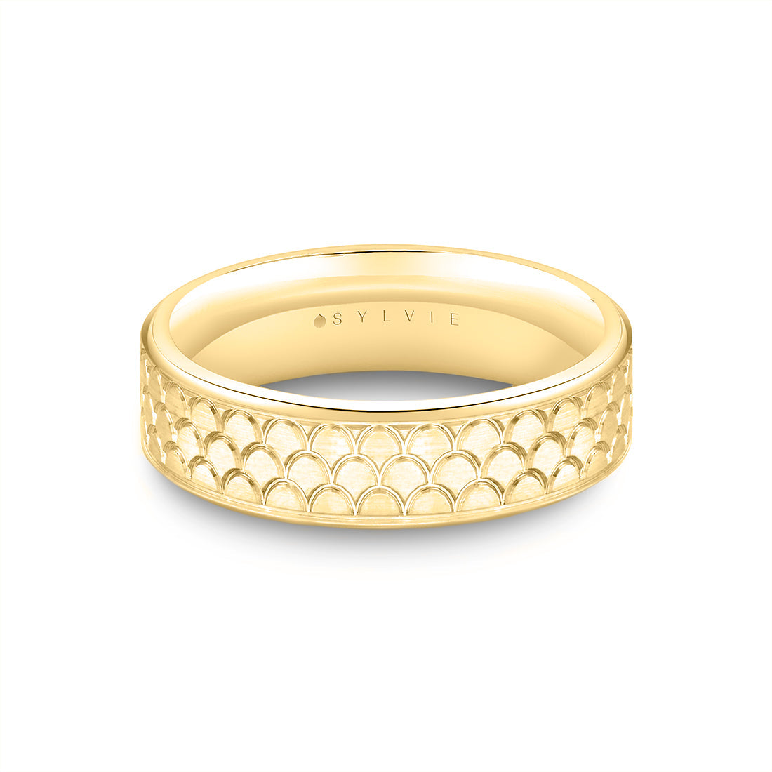 Heritage Engraved Mens Band - Ivan