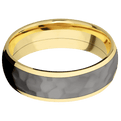 14K Yellow Gold + Polish Finish