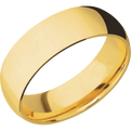 18K Yellow Gold + Polish Finish