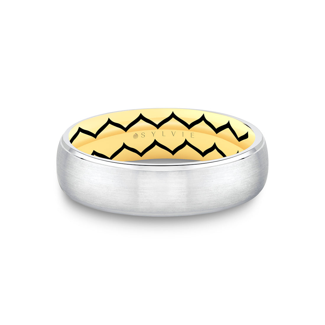 Shell Ascend Two Tone Brushed Mens Band - Oliver