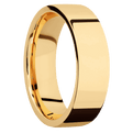 14K Yellow Gold + Polish Finish