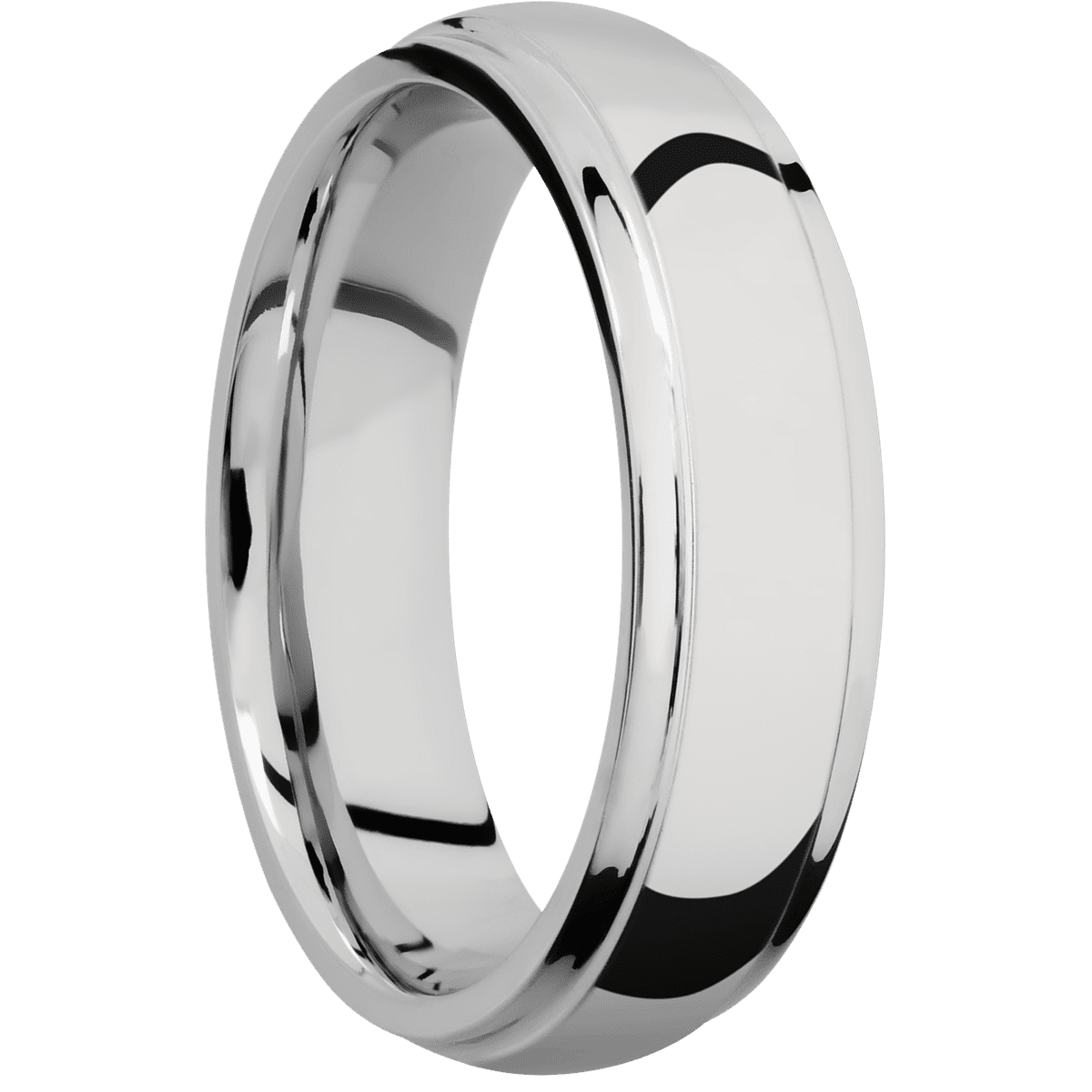 14K White Gold + Polish , Polish Finish