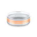 Heritage Two Tone Brushed Mens Band - Sullivan
