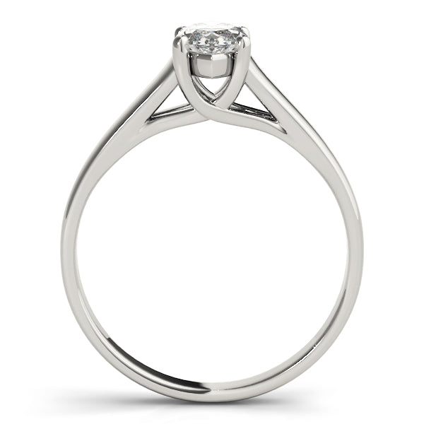 14K White Gold Marquise Diamond Solitaire Engagement Ring (1ctw) 