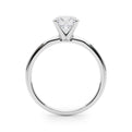 14K White Gold Lab-Grown Round Brilliant Diamond Engagement Ring (1ct)