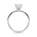 14K White Gold Lab-Grown Princess Cut Diamond Engagement Ring (1ct)