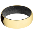 18K Yellow Gold + Polish Finish + Forged Carbon Fiber