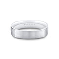 Heritage Brushed Squared Mens Band - Enzo