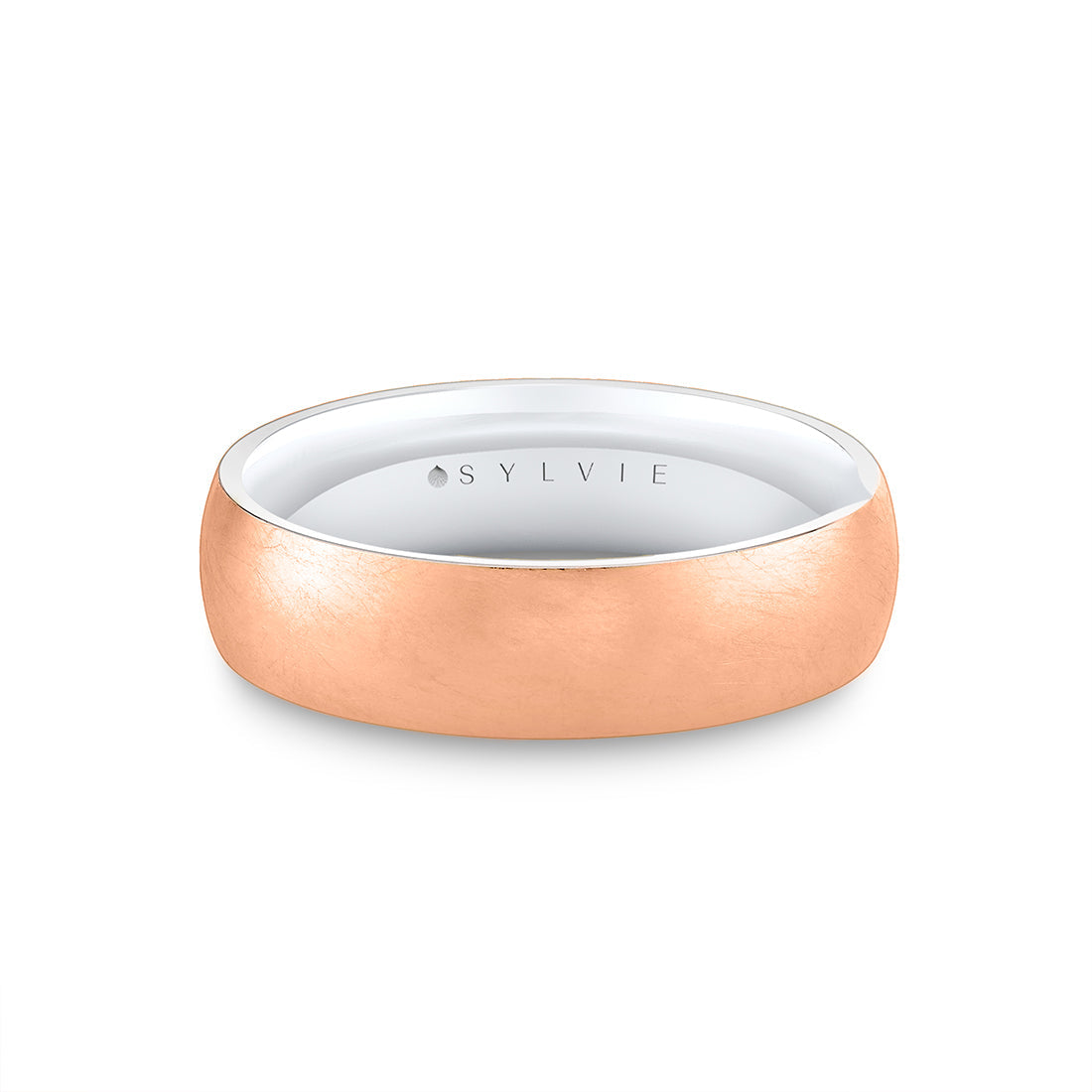 Legacy Shell Two Tone Brushed Mens Band - Alexander