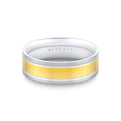 Heritage Two Tone Brushed Mens Band - Sullivan