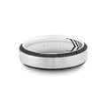 Shell Apex Brushed Black Diamond Mens Band - Jax