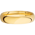 14K Yellow Gold + Polish Finish