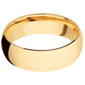 14K Yellow Gold + Polish Finish