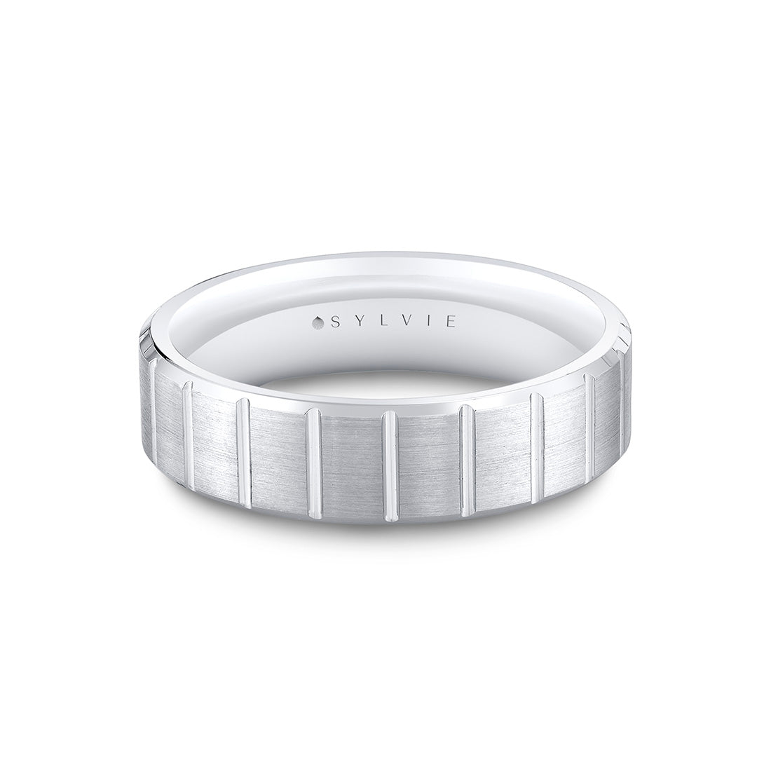 Heritage Brushed Ridged Mens Band - Indy