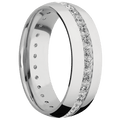 14K White Gold + Polish Finish