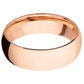 18K Rose Gold + Polish Finish