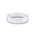Fluted Shell Geometric Brushed Mens Band - Benedict