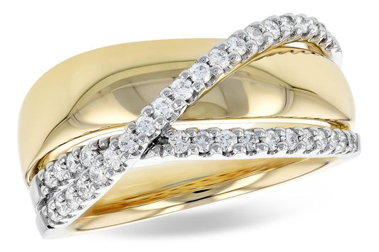 14K Yellow Gold Diamond Fashion Ring (.33ctw)