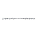 14K White Gold Mixed Shapes Lab-Grown Diamond Bracelet (17ctw)