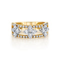 18K Yellow & White Gold Diamond Fashion Ring (1.23ctw)