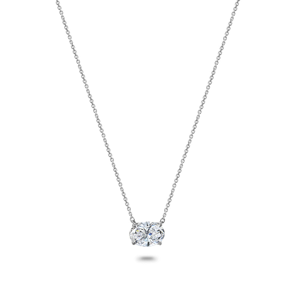 Clarity Diamond™ Signature GIA Certified Lab Grown Oval Diamond Pendant