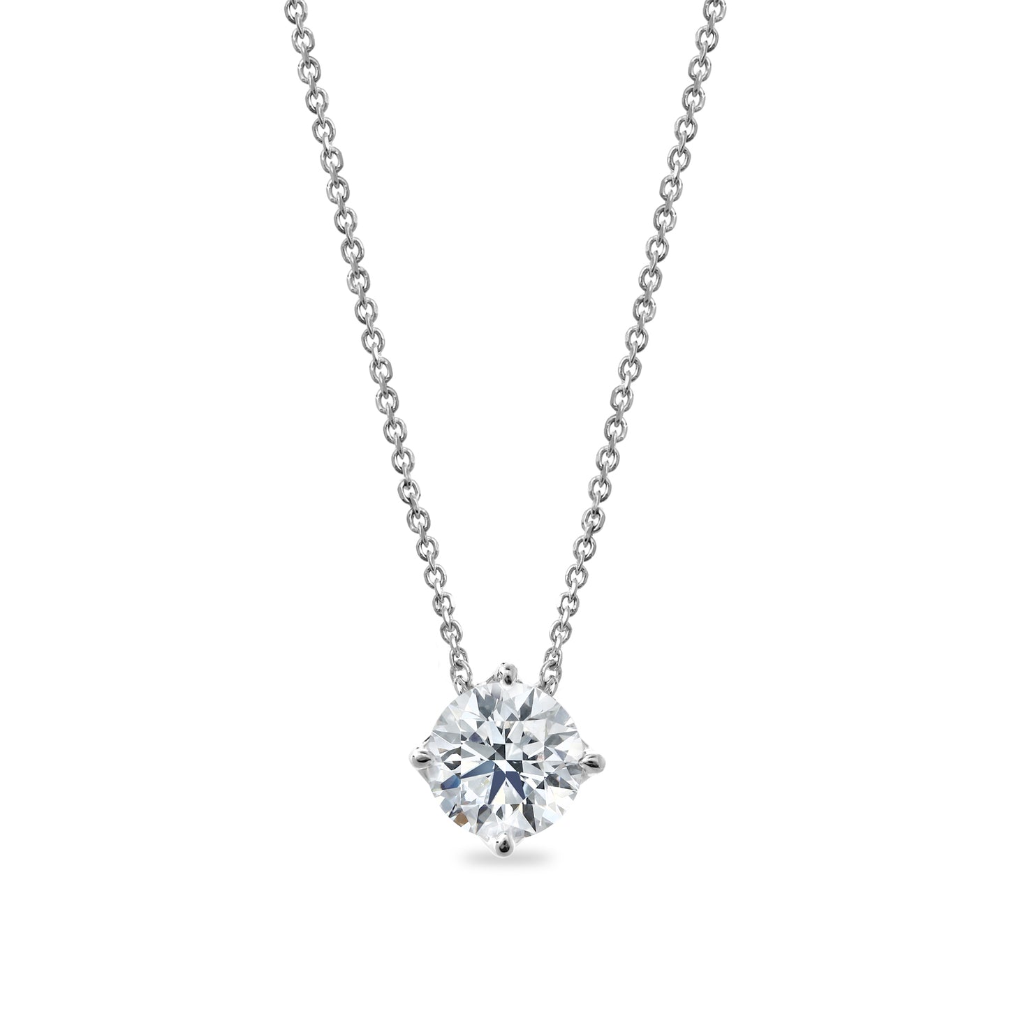 Clarity Diamond™ 3.00ct Lab Grown Round Diamond Pendant