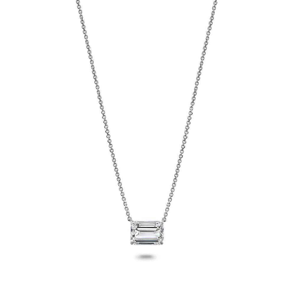 Clarity Diamond™ Signature GIA Certified Lab Grown Emerald Diamond Pendant