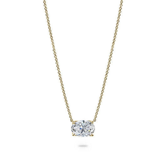 Clarity Diamond™ Signature GIA Certified Lab Grown Oval Diamond Pendant