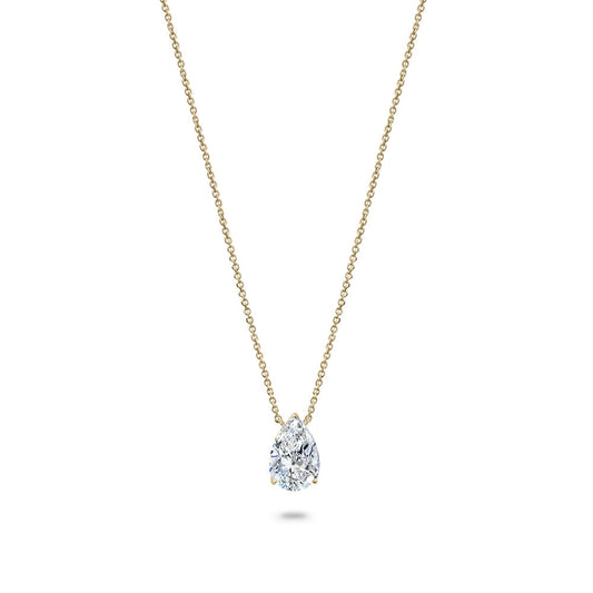 Clarity Diamond™ Signature GIA Certified Lab Grown Pear Diamond Pendant