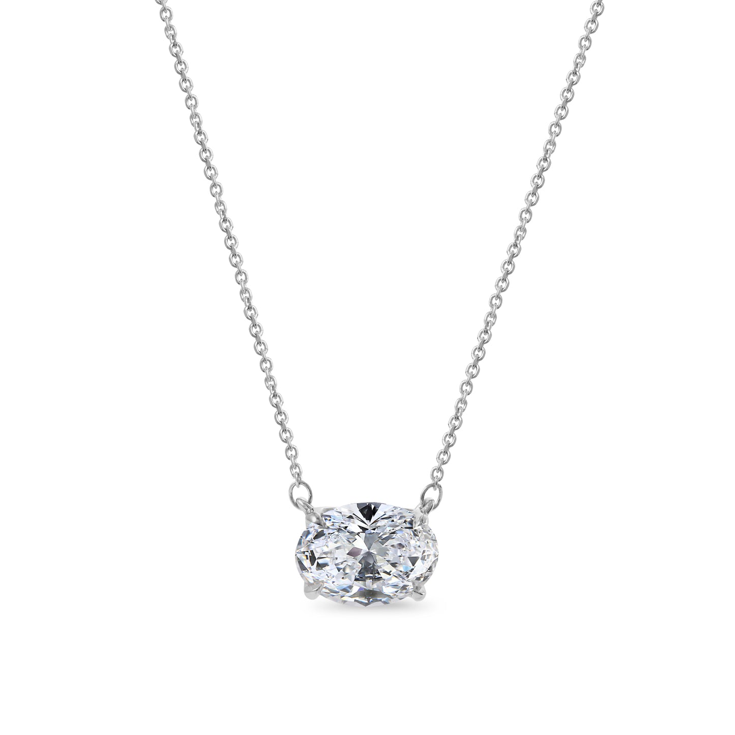 Clarity Diamond™ Signature GIA Certified Lab Grown Oval Diamond Pendant