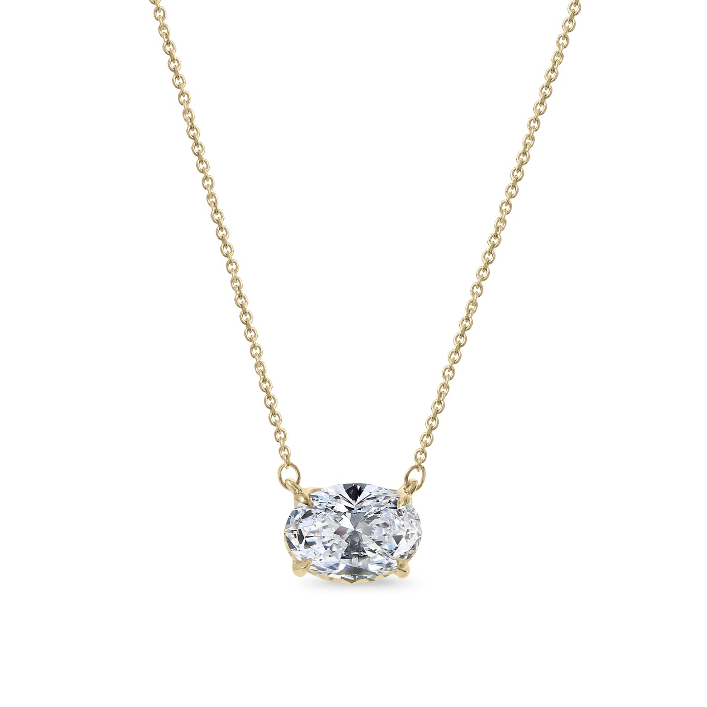 Clarity Diamond™ Signature GIA Certified Lab Grown Oval Diamond Pendant