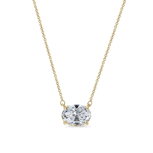 Clarity Diamond™ Signature GIA Certified Lab Grown Oval Diamond Pendant