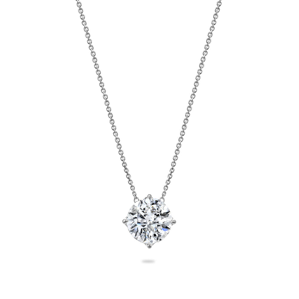 Clarity Diamond™ 3.00ct Lab Grown Round Diamond Pendant