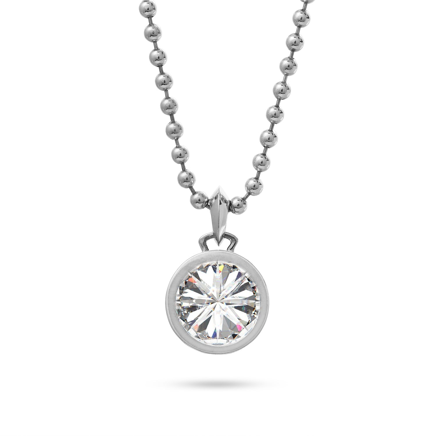 Clarity Diamond™ 3.00ct Lab Grown Round Diamond Pocket Watch Pendant