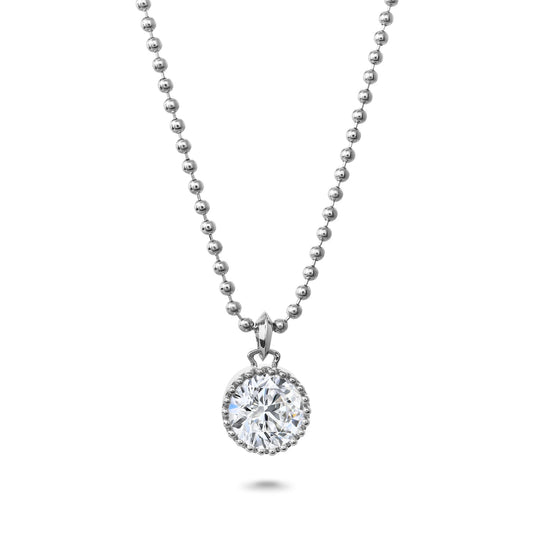 Clarity Diamond™ 3.00ct Lab Grown Round Diamond Pocket Watch Pendant