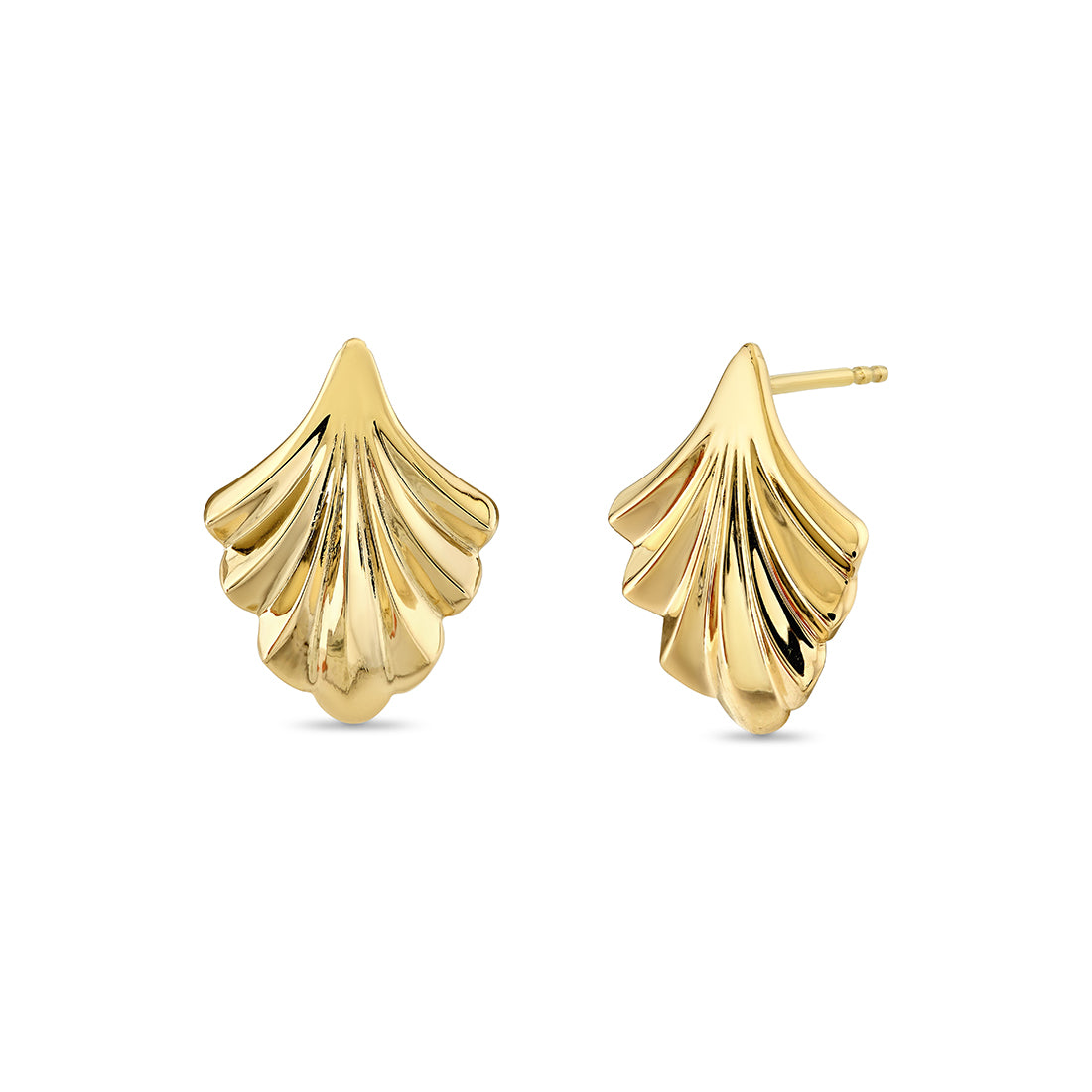14K Auravie Shell Sculpted Earrings