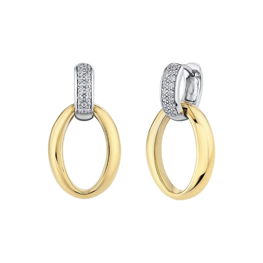 14K Auravie Interlocking Drop Earrings