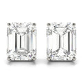 Basket Set Emerald Cut Lab-Grown Diamond Stud Earrings