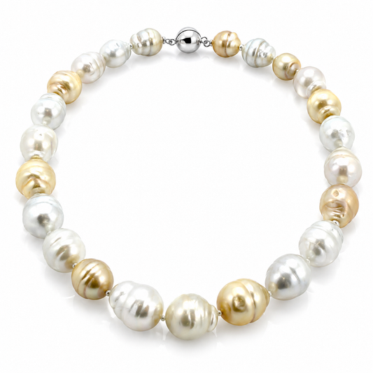 Golden Pearl and South Sea Baroque Strand